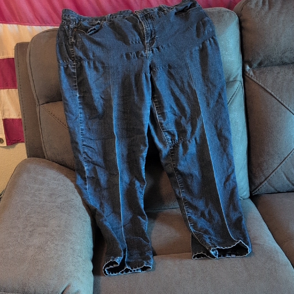 Calvin Klein Dark Blue Ankle Jeans
